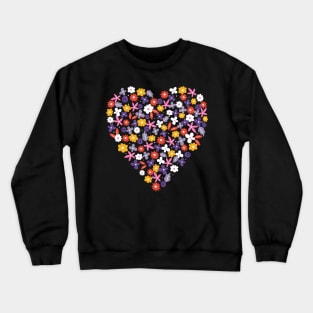 Ditsy Heart Crewneck Sweatshirt